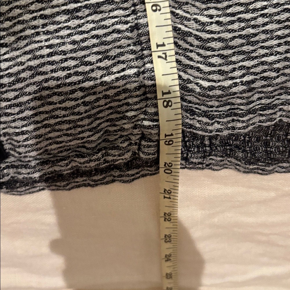 Flax Black and Gray Textured Cowl Neck Blouse - Picture 9 of 10
